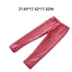 thumbnail image 3 of Minnieouse Mallas térmicas para niñas, pantalones pitillo interiores de terciopelo grueso para invierno, pantalones ajustados cómodos a la moda conjuntos de ropa Vino rojo, 3 of 6