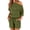 Army Green jumpsuits for women, variant on Usmixi Jumpsuits for Women Casual Drawstring Elastic Waist One Shoulder Straight Short Jumpsuits Overalls Summer Formal Solid Slash Neck Short Sleeve Mini Rompers Red m