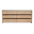 thumbnail image 4 of Moe's Home Collection Lane 6 Drawer Dresser Natural, 4 of 10