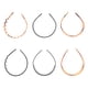 thumbnail image 4 of 6 diademas elásticas de plástico con dientes ondulados para el pelo, para mujeres y hombres., 4 of 6