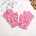 thumbnail image 3 of 2 pares de accesorios guantes para niños guantes mágicos de punto para niñas/niños colores sólidos-guantes mágicos de punto elásticos cálidos de invierno para niños, 3 of 5