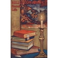 thumbnail image 2 of Clinton Balmer 17x24 Gold Ornate Framed and Double Matted Museum Art Print Titled - Religious Books Enrich Life (1920-1930), 2 of 4