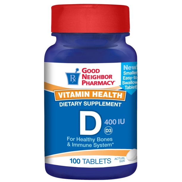 GNP Vitamin D3 400 IU Supplement 100 tablets