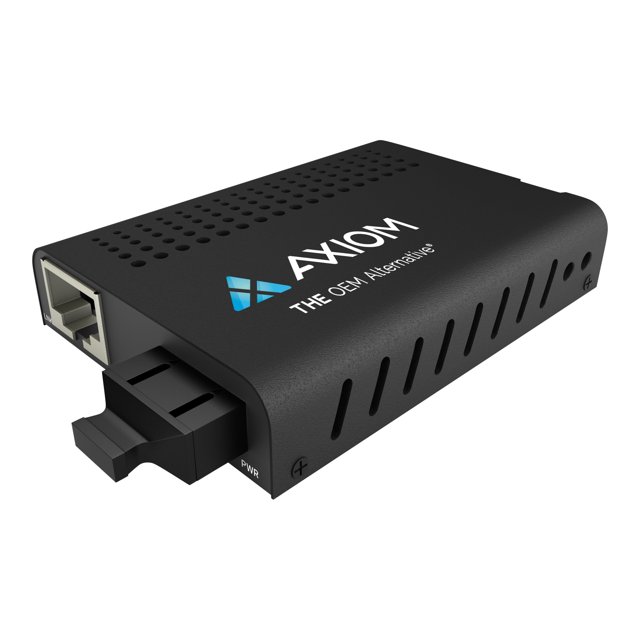 Axiom Mini - Convertisseur de Média Fibre - 1GbE - 10Base-T, 1000Base-FX, 100Base-FX, 100Base-TX, 1000Base-T - RJ-45 / SC multi-mode - jusqu'à 1.2 miles - 1310 nm