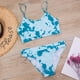 thumbnail image 5 of Traje De Baño Para Niñas Traje De Baño Para Niños Pequeños Sling Butterfly Tie-Dye Print Beach Cute Bikini Suit Green Odeerbi LM103-3480, 5 of 8