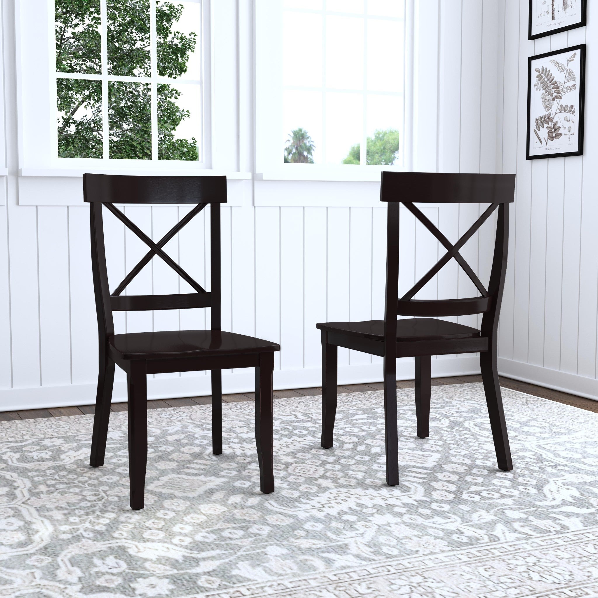 Blair Black Dining Chair Pair - image 3 of 9