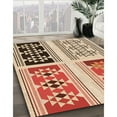 thumbnail image 3 of Ahgly Company Machine Washable Indoor Square Transitional Khaki Gold Area Rugs, 3' Square, 3 of 7