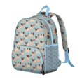 thumbnail image 2 of Pug and Love Heart Backpack Backpack for School,Cute School Bag,Schoolbag with Adjustable Shoulder Straps & Padded Back,13.8"x11.4"x6", 2 of 6