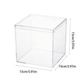 thumbnail image 2 of 15X15 Inch Clear Acrylic Square Box, Transparent Storage Container With Lid, Organizer For Crafts Jewelry Display Desk Decoration For Home Office, 2 of 4