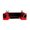 Red, variant on Bass Drum Platform Lift Risers Small Size Low Drum Heightener for Increased Comfort During Long Practice