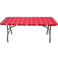 thumbnail image 3 of College Covers Alabama Crimson Tide Tailgate Fitted Tablecloth, 72" x 30", 6 ft Table Cover, 3 of 9