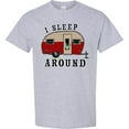 thumbnail image 3 of Inktastic I Sleep Around Stylish Camper T-Shirt, 3 of 5