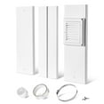 thumbnail image 1 of KFFKFF Dryer Vent Window Kit, Fits 4-Inch Exhaust Hoses, Adjustable Length, Sturdy PVC and PP Materials, 1 of 9