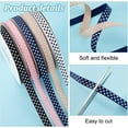 thumbnail image 4 of 6 Colors 3/8 inch Dot Grosgrain Ribbon Grosgrain Polka Dot Craft Ribbon Polyester Polka Dot Print Grosgrain Ribbon for Gift Wrapping Crafting Wedding 24 Yard/Roll DIY, 4 of 6