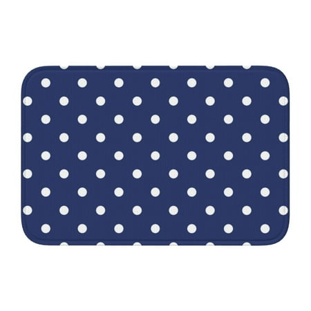 

Adjustable Apron - Bib Apron for Men Women white polka dots dark blue Waterproof Chef Aprons for Kitchen Gardening Cooking