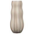 thumbnail image 1 of Bouclair Beige Wavy Glass Vase, 1 of 2
