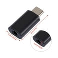 thumbnail image 3 of HLGDYJ Mini Portable USB C Type C Male to 3.5MM Female Headphone Jack Audio Adapter Stereo Earphone Headset Converter for Xiaomi Huawei Google Pixel OnePlus Cellphones, 3 of 11