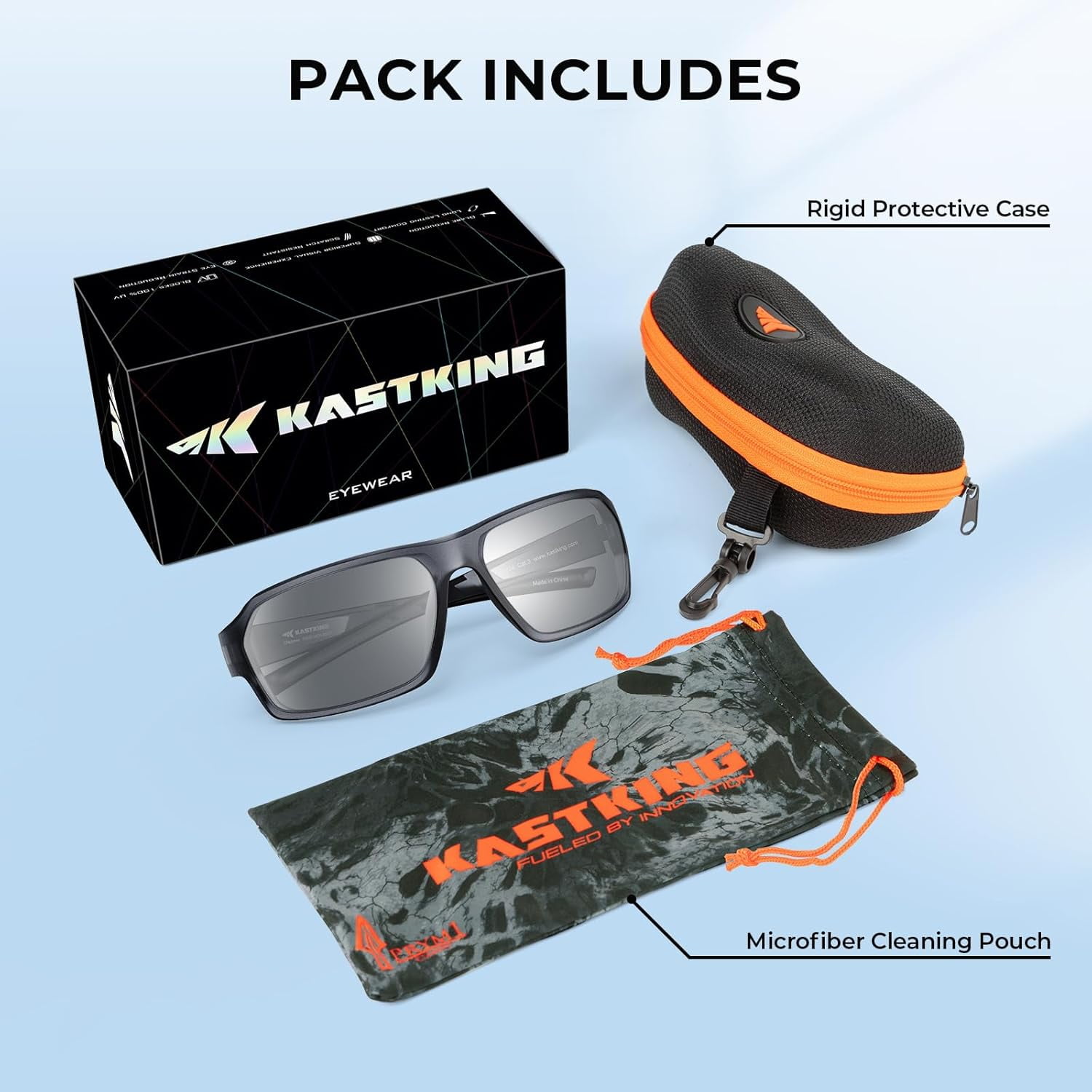 KastKing Chippewa Polarized Fishing Sunglasses, UV400 TAC Lenses