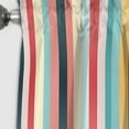thumbnail image 3 of Designart "Stripes Of Bohemian Rainbow I" Striped Blackout Curtain Panels, 3 of 4
