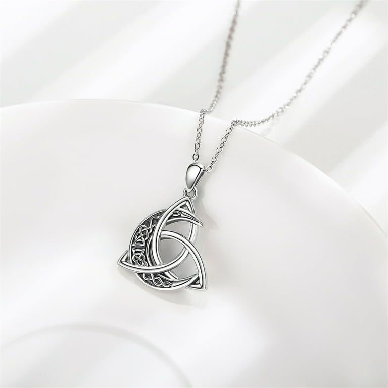 Celtic moon deals pendant