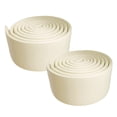 thumbnail image 2 of 2 piezas de moldura de zócalo, pegatina de pared, tiras de rodapié flexibles gruesas, Base de pared autoadhesiva para sala de estar Beige, 2 of 8