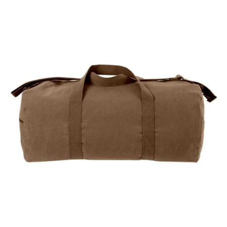 (Price/EA)Rothco 2224 Heavyweight Canvas Shoulder Bag-Earth Brown