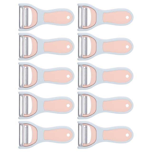 Pelador de Patatas 2 en 1 ANGGREK Multifuncional Plegable Acero Inoxidable 10 Piezas