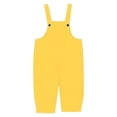 thumbnail image 4 of JAJAHO Girls Bib Overalls Girl Clothes Solid Color Sleeveless Loose Fit Rompers Long Pants One Piece Jumpsuits Kids 14-16 Years Cozy Overall, 4 of 4