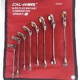 thumbnail image 4 of Flex Head Ratchet Open End Combination Wrench 8 Piece, 4 of 4