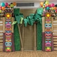 thumbnail image 2 of Abbracc 1Pair Banners Hawaiian Selfie Scene Create Atmosphere Palm Tree Decoration Photo, 2 of 8