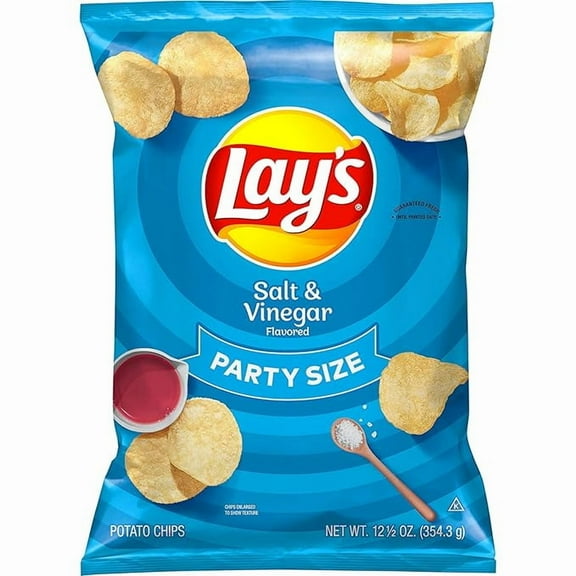 Lay's Potato Chips Salt & Vinegar, 12.5 Oz