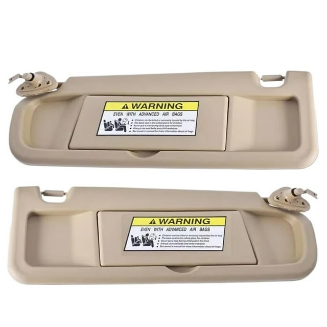 1/2pcs Car Inner Sun Visor Sunshade With Make-up Mirror Kit For Honda Civic 2006-2011