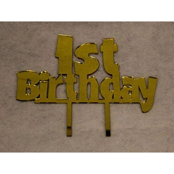First Birthday Cake Topper - 1/8" Acrylic