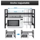 thumbnail image 4 of Estante Extensible Para Horno De Microondas De 2 Niveles Modelo Negro, 4 of 4
