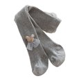 thumbnail image 3 of Polainas con pies Medias Pantalones Algodón peinado Preciosas medias de punto para niños para primavera Gris XL (4-6 años) Altura adecuada 38.2-43.3 pulgadas, 3 of 5