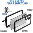 thumbnail image 3 of baomifa-for Samsung Galaxy S25 Case Waterproof, Clear Water Proof Shockproof Dustproof Snowproof Full Body Rugged Transparent Underwater Phone Case for Galaxy S25 Built-in Screen Protector, 3 of 4