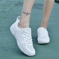 thumbnail image 3 of YOURDIARY Cheer Shoes for Youth Girls White Cheerleading Athletic Dance Shoes School PE Tennis Sneakers for Competition Sport Training White, 3 of 8