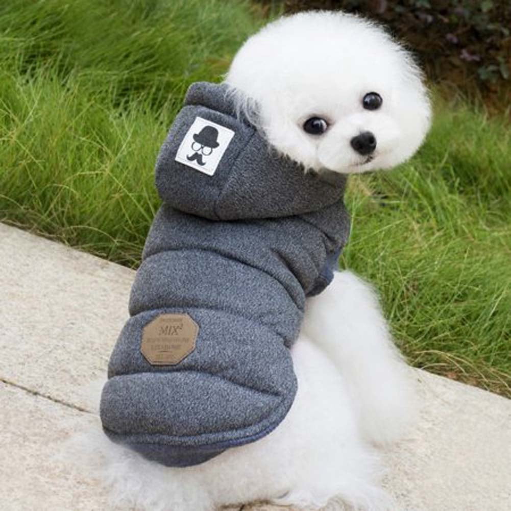 Kepooman Pet Warm Sleeveless Hoodie Coats for Cold Weather, Small Dog Fashion Jackets Puppy Vest with Hooded, Gray, XL Kepooman Pet Warm Sleeveless Hoodie Coats for Cold Weather, Small Dog Fashion Jackets Puppy Vest with Hooded, Gray, XL