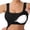 Black, variant on Women's Plus Size Ribbed Basic Tank Tops with Built-in Bra Sleeveless Gym Athletic Yoga Camisole Gray
