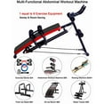 thumbnail image 1 of KESHWELL Machine d'Entraînement Abdominal, Équipement d'Exercice Core Abs pour Gym à Domicile, Banc Assis-Debout Réglable pour l'Entraînement de Force, Croque-Ventre Abdominal, Machine d'Entraînement Core Pliable avec Bandes de Résistance et Écran LCD, 1 of 5