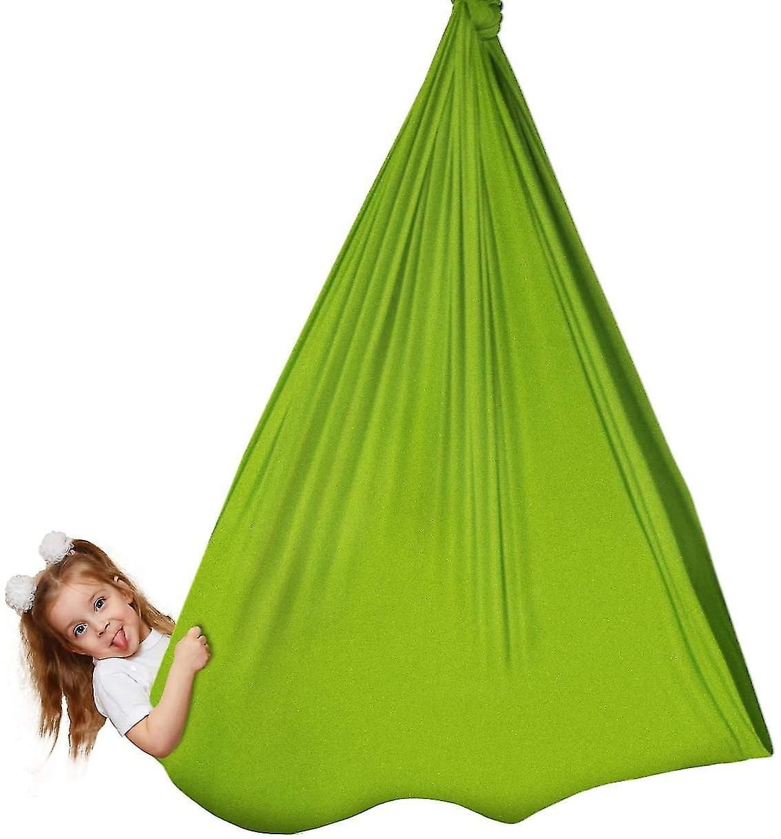 Balançoire Sensorielle En Tissu Doux - 100x280 Cm - Pour Intérieur, Thérapie Et Intégration Sensorielle Des Enfants