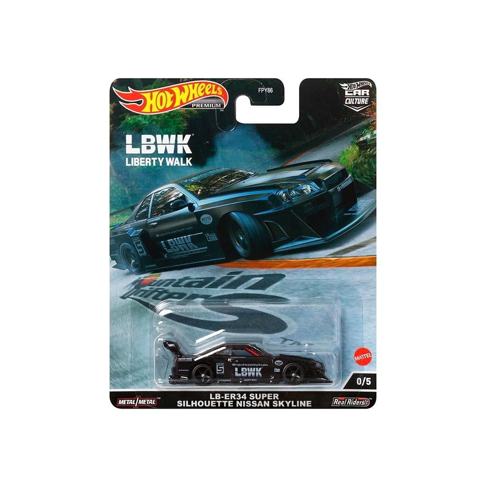 Vehículo de Juguete Mattel Hot Wheels Liberty Walk ER34 Super