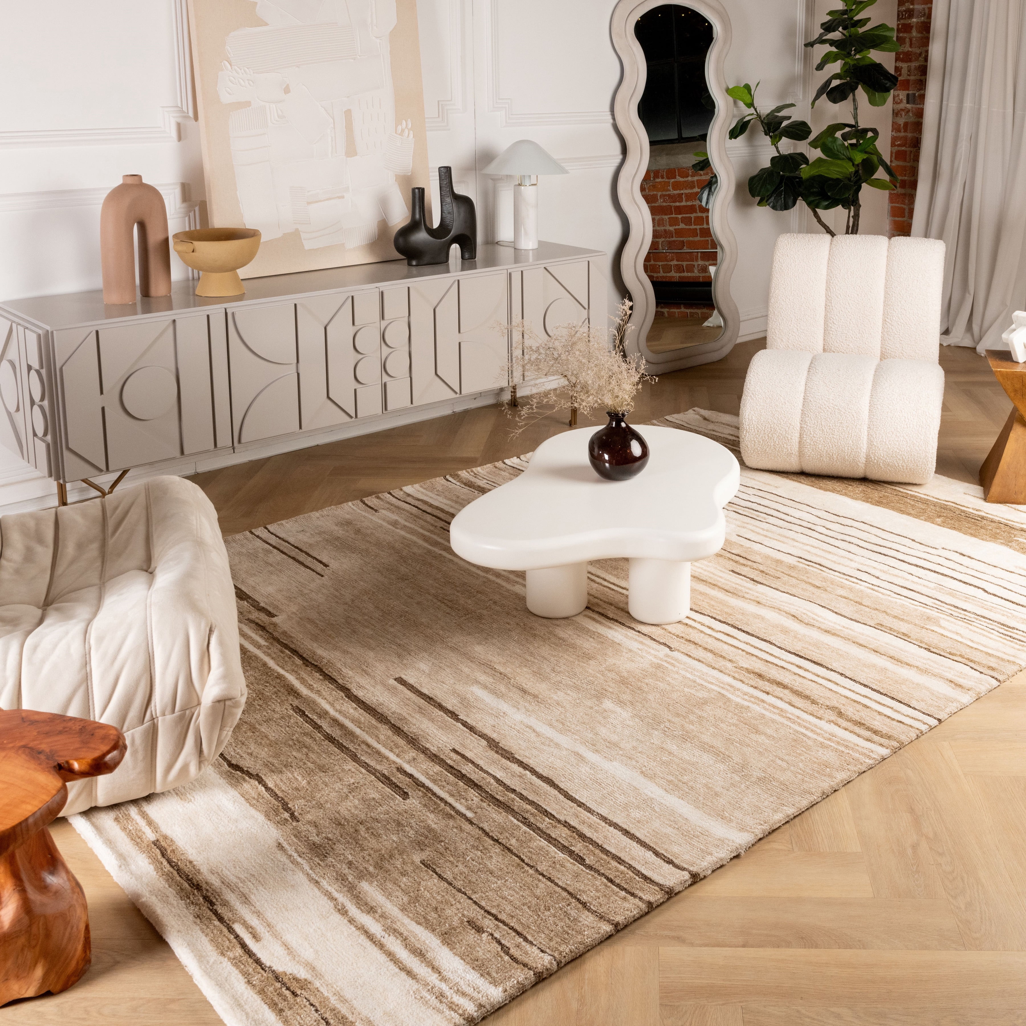 Rug Branch Maya Modern Abstract Indoor Hand-Tufted Area Rug
