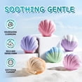 thumbnail image 4 of Relaxing Seashell Bath Bombs for Aromatherapy and Softening 6 Pack Rose Scented Powder for Spa Experience, 4 of 5