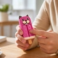 thumbnail image 5 of Squishy Novelty Squeeze Fidget Toy, Daily Stress Calming Decompression Play Toy, Compact Handheld Sensory Toy for Kids Adults, Desk Display & Birthday Present(Cat popsicle Random Shipping), 5 of 6