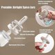 thumbnail image 3 of Spoon Lid Integrated Retractable Seasoning Jar, Glass Condiment Jar Spice Container, 3 of 5