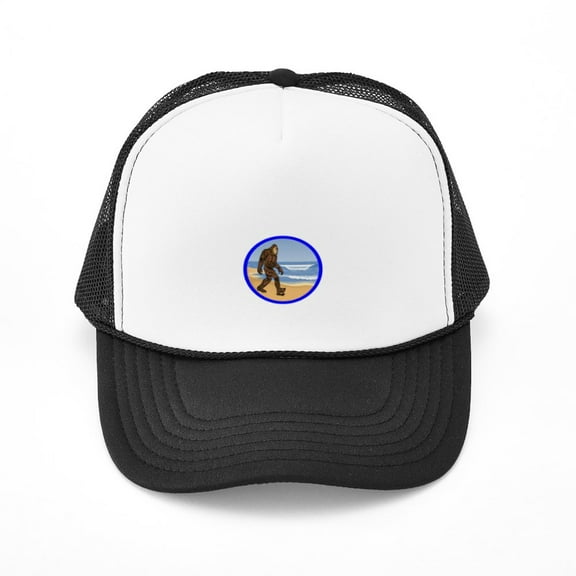 CafePress - BIGFOOT SEA LIFE - Adjustable Unisex Printed Trucker Hat with Mesh Back