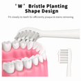 thumbnail image 5 of Lot de 5 Têtes de Brosse à Dents de Rechange Compatibles avec TAO Clean White, 5 of 5