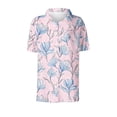 thumbnail image 4 of JURANMO Sales Prime! Women's Summer Hawaiian Shirts Short Sleeve Button Down Shirt Hawaii Tropical Floral Print Beach Tops Vacation Outfits Pink M, 4 of 5