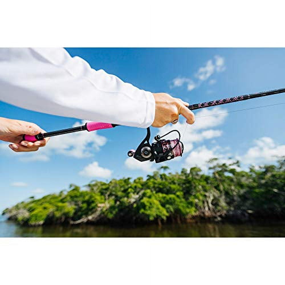 PENN PASSION 5000 INSHORE/OFFSHORE MEDIUM ROD/REEL SPIN COMBO! Pickup only  no shipping - Ladies Let's Go Fishing Auctions